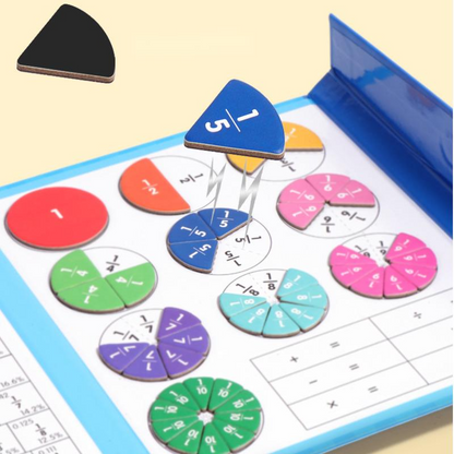 🔥 UTOLSÓ NAPI PROMÓCIÓ - 50% KEDVEZMÉNY 🏅Montessori mágneses könyv tört puzzle