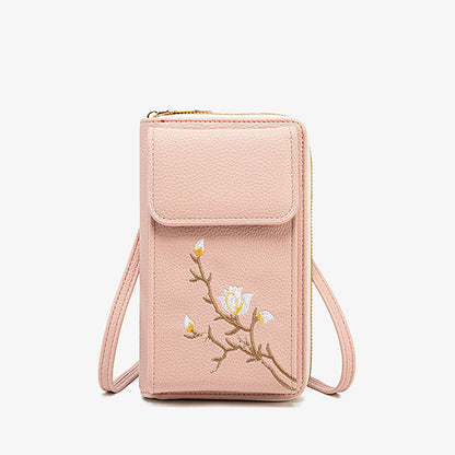 💖 UTOLSÓ NAPI PROMÓCIÓ - 50% KEDVEZMÉNY 💖Hímzett virágos Mini Retro Retro Crossbody táska