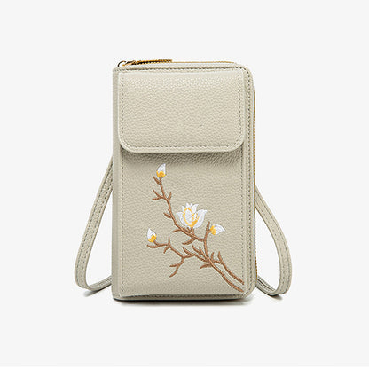 💖 UTOLSÓ NAPI PROMÓCIÓ - 50% KEDVEZMÉNY 💖Hímzett virágos Mini Retro Retro Crossbody táska
